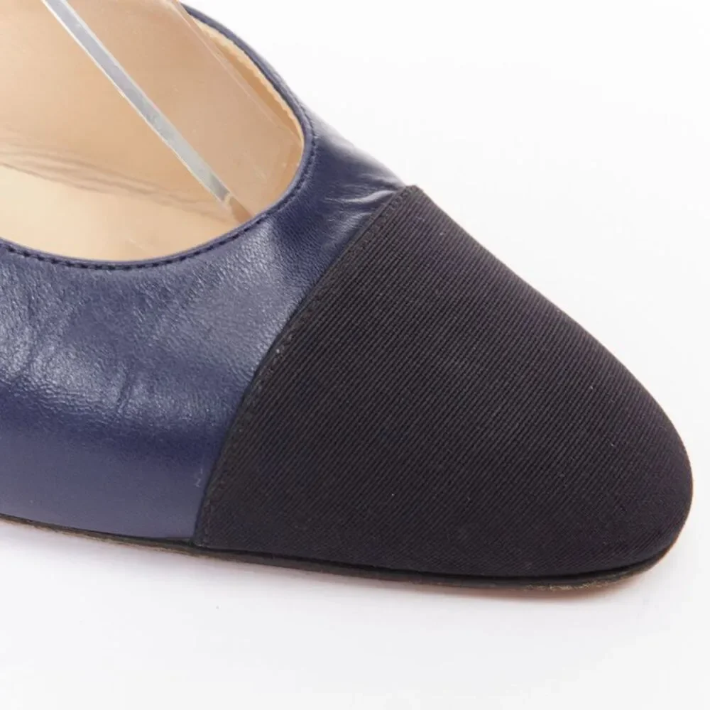 CHANEL navy blue